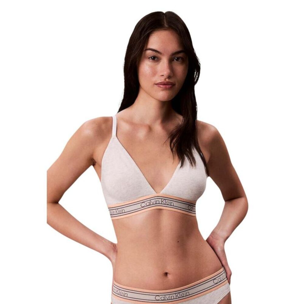 Calvin Klein Underwear Cream Cotton Women's Bra
